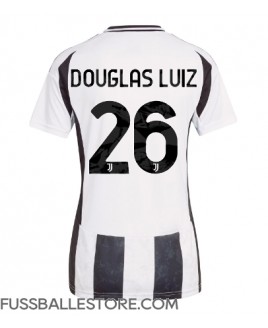 Günstige Juventus Douglas Luiz #26 Heimtrikot Damen 2024-25 Kurzarm